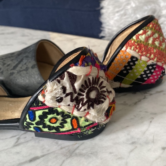 FREE PEOPLE size 38 Embroidered flats - Picture 8 of 9